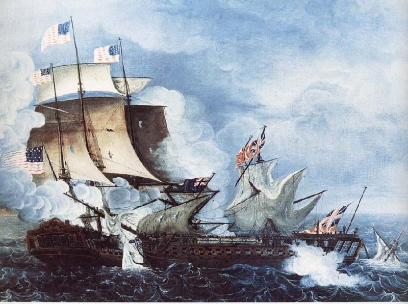 Thomas Birch Ship Norge oil painting art